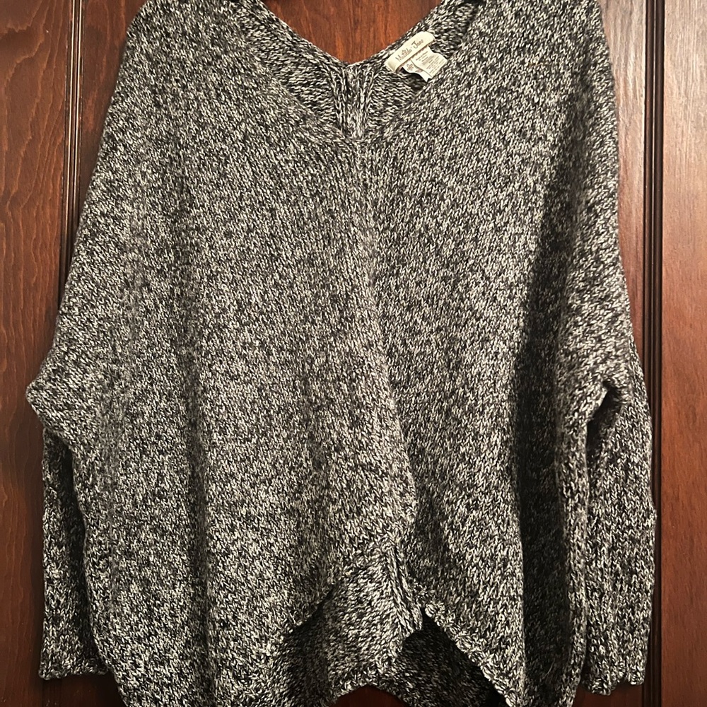 Matilda Jane Black and White V-Neck Sweater